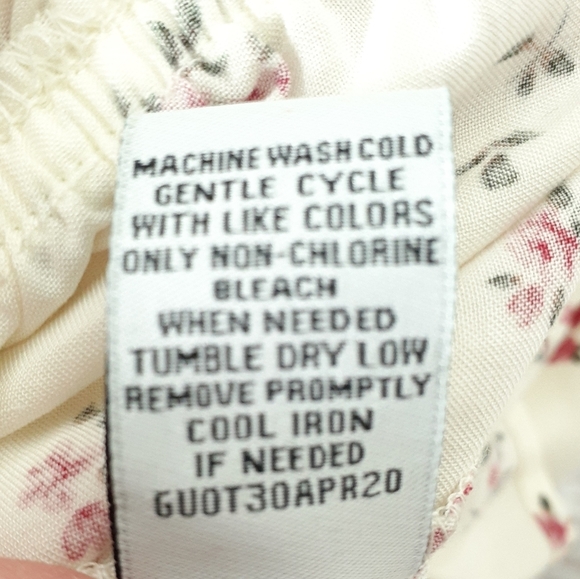 Vanilla Star Blouse 2X Floral Puff Sleeves 408 - Picture 6 of 6